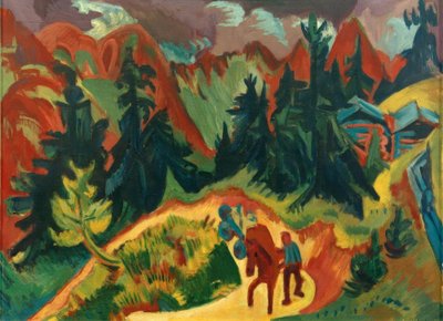 Mountain Landscape by Ernst Ludwig Kirchner